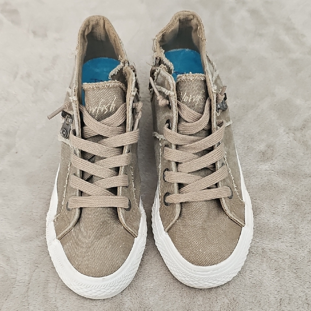 Blowfish Tan Miami Mid-Top Sneakers 8